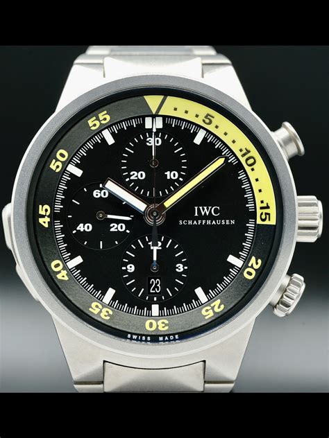 iwc aquatimer titanio rattrapante|iwc aquatimer split minute.